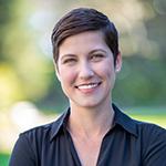 Ashleigh Halverstad smiles at the camera