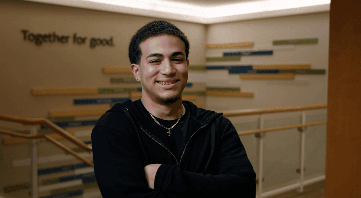 Joanel Serrano, a recipient of the Hartford Foundation for Public Giving’s Greater Futures Scholarship Fund.