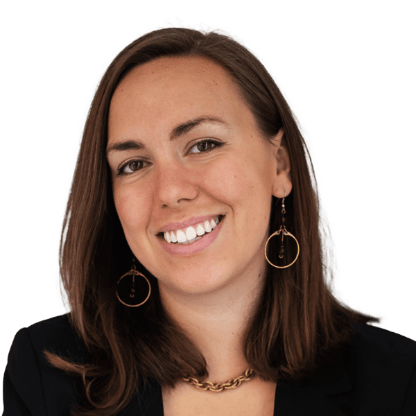 Headshot of Madeleine Gleave, senior director of data provider product management at Candid.