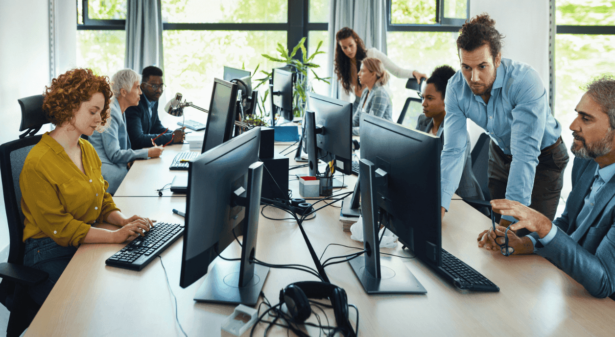 Colleagues use AI in their work.