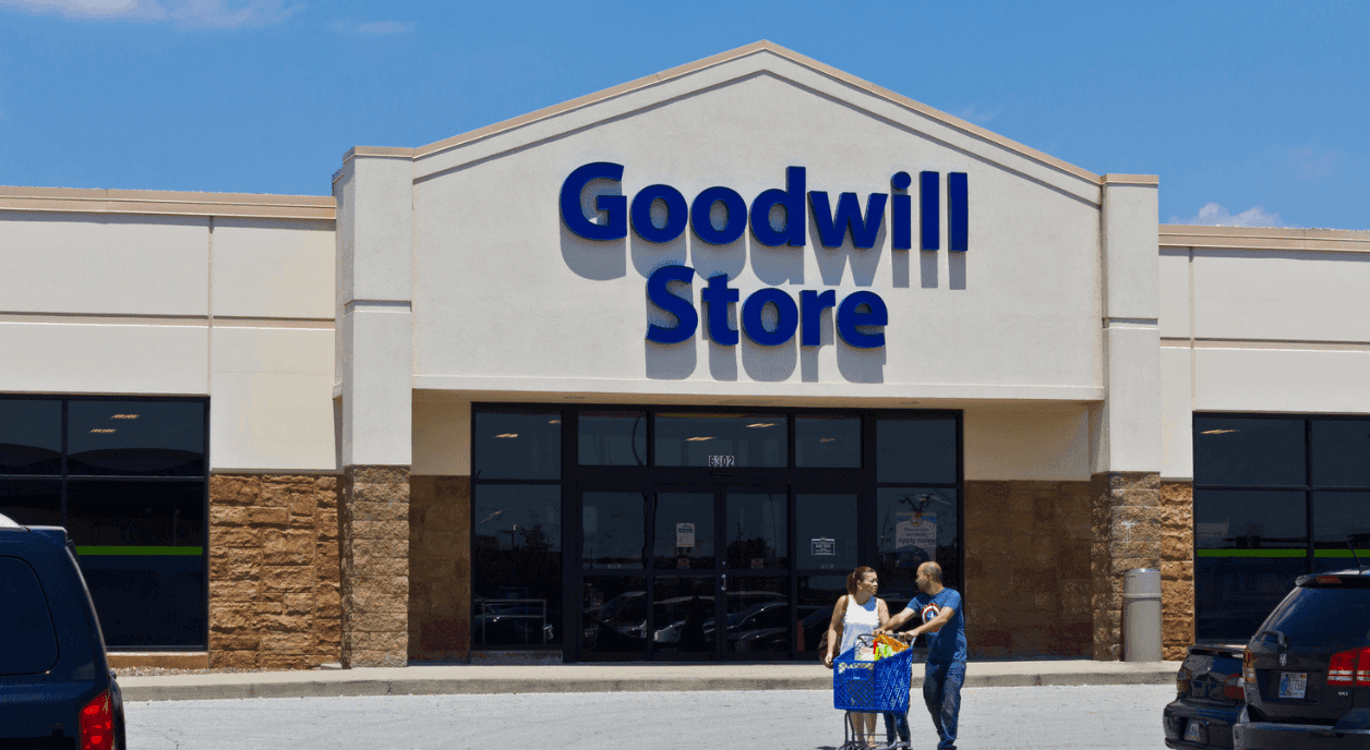 Front of a Goodwill Store.