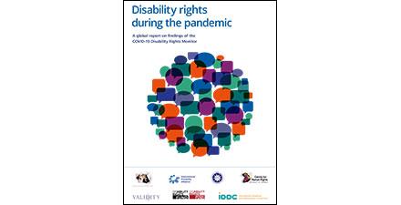 Cover of disability rights during the pandemic