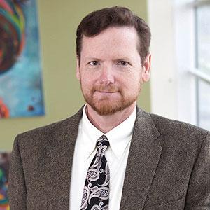 Michael Moody looks at the camera