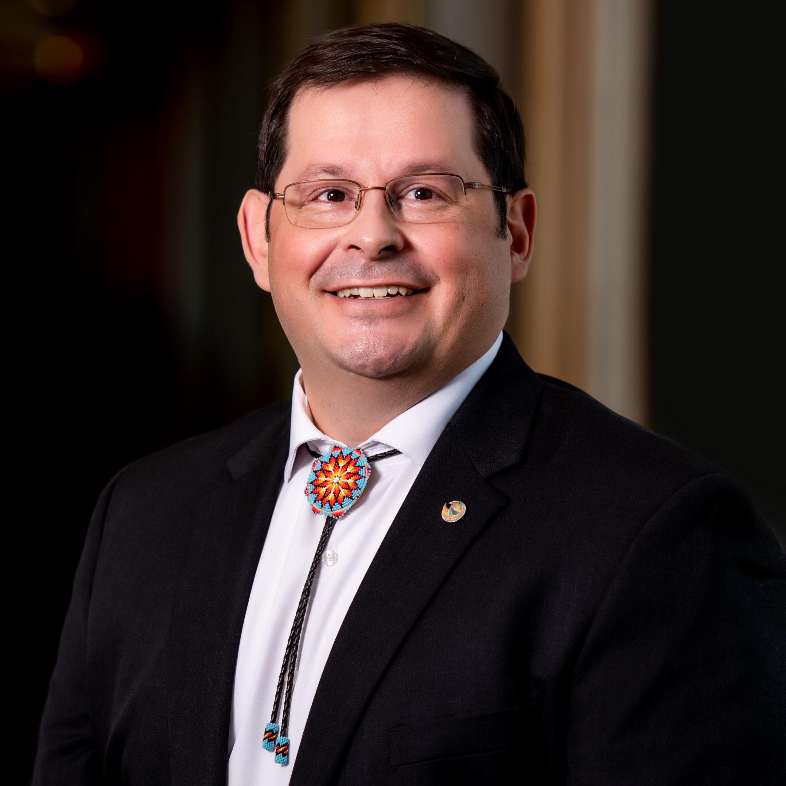 Headshot of Wayne Ducheneaux, a member of the board of directors at the Northwest Area Foundation.