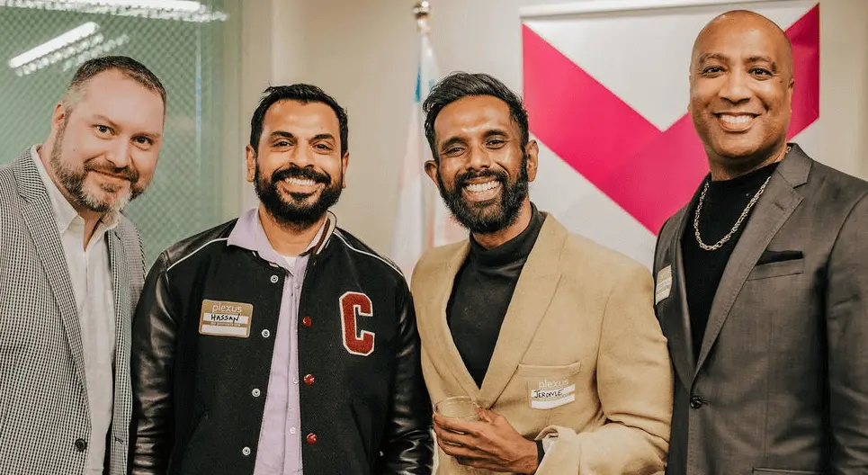 Individuals from Plexus LGBT and Chamber of Commerce.