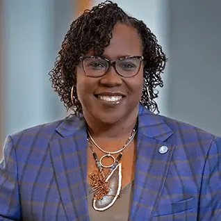 Headshot of Dr, DeAngela Burns-Wallace, president and CEO of the Ewing Marion Kauffman Foundation.