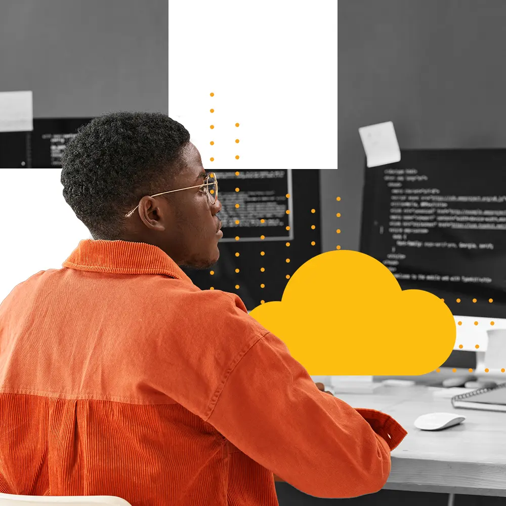 A nonprofit employee looking at Candid APIs.