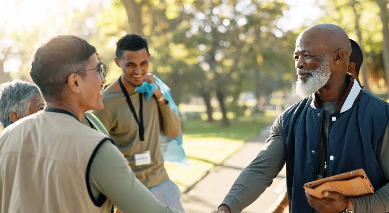 Collaboration between a nonprofit and FSP.