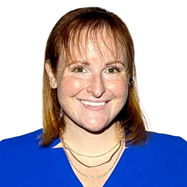 Headshot of Stephanie Wormington, lead researcher at Candid.