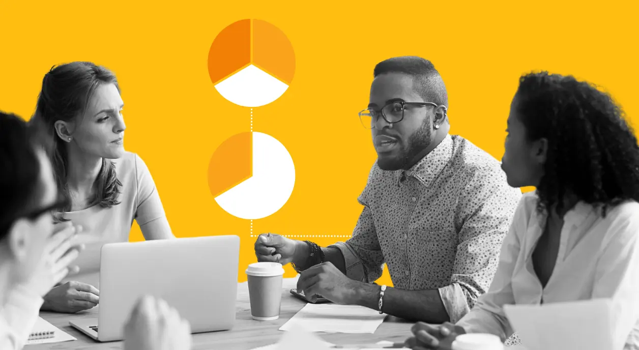 A team looking at new data on Black nonprofits.