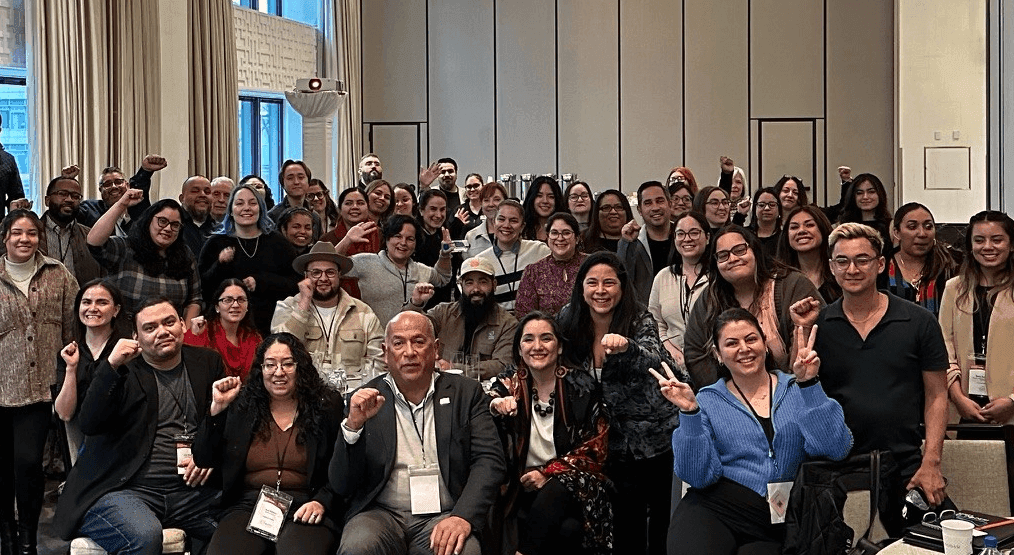 A group of people from Latinx nonprofits.
